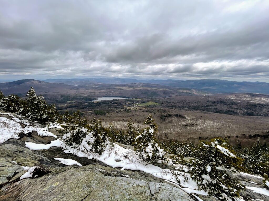 View of a Lake from Mt Cube