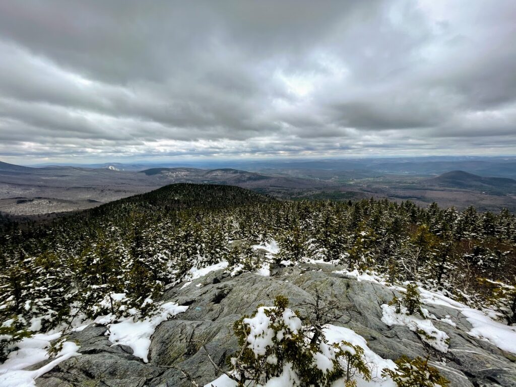 View from Mt Cube of Vermont's Green Mountains
